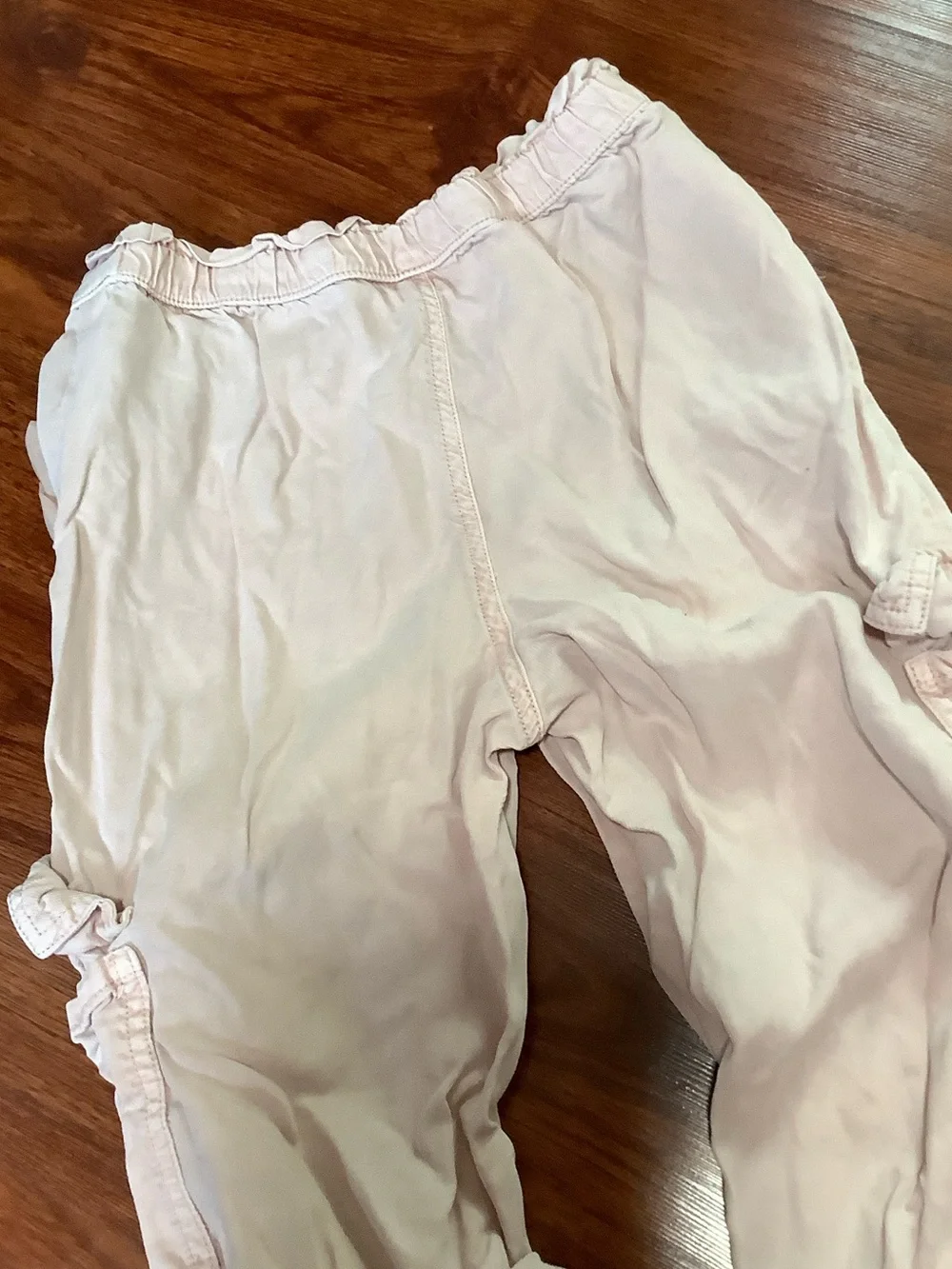 Old Navy Kids Cargo Pants in Black and Light Pink